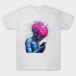 MR.BRAIN WENGoT CHiPPED T-Shirt